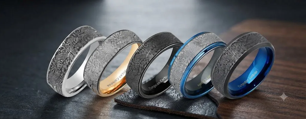 wrap around fingerprint rings